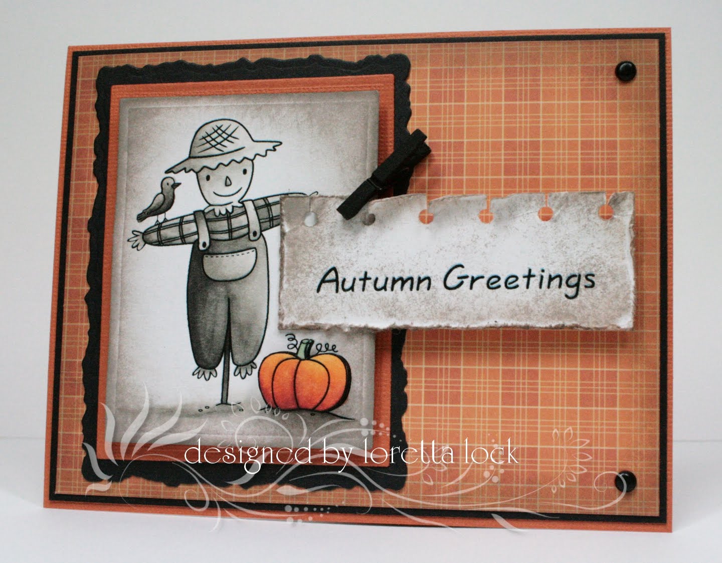 Perfect for September, right? And so much fun! I used Scarecrow ...
