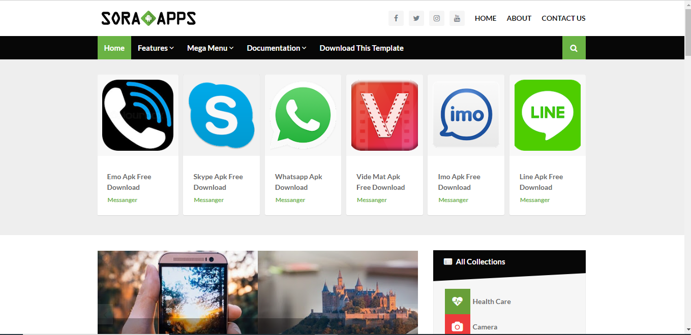 apk blogger template