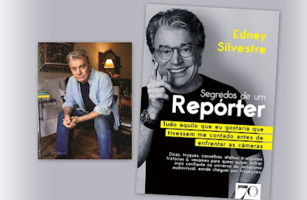 Edney Silvestre lança novo livro "Segredos de um Repórter" em São Paulo