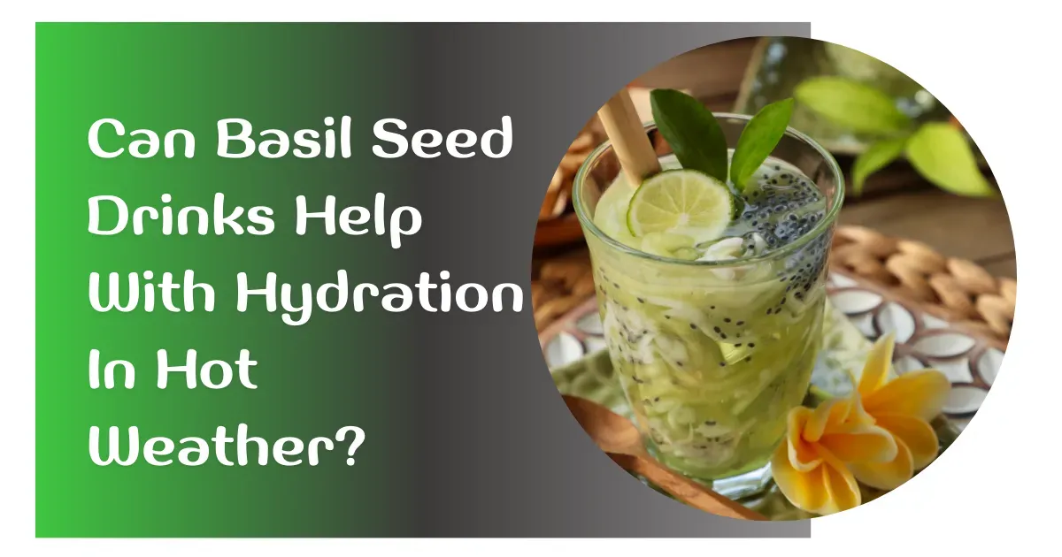 Basil Seed Drink,Basil Seeds,Refreshing Beverage