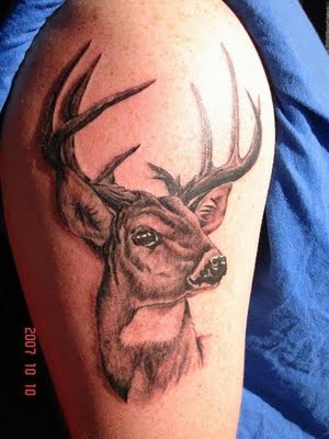 deer tattoos for women