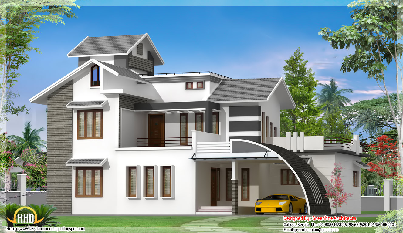 bhk 2700 square feet Indian style house elevation