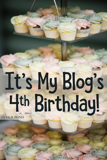 What I've Learned in 4 Years of Blogging // In Our Pond // free printables // recent posts // top 10 printables // blogging statistics // news // recent content // blog birthday