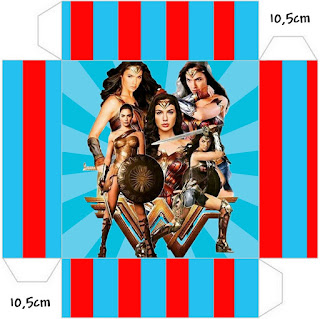 Wonder Woman Movie Free Printable Boxes. 