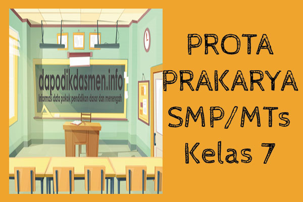 Prota Prakarya Kelas 7 Semester 1 dan 2