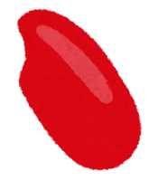 五色米のイラスト（赤）