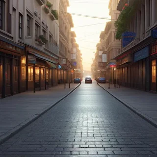 Street | Road | AI Art Image