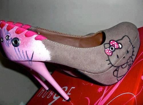 Hello Kitty High Heels Shoes