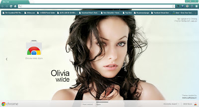 Olivia Wilde Google Chrome Theme