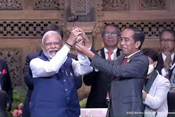 Jokowi Serahkan Estafet Presidensi KTT G20 pada Narendra Modi