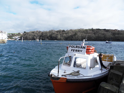 passenger ferry from Fowey to Polruan Cornwall