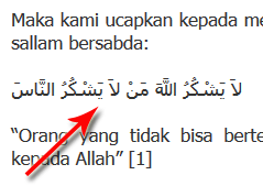 Copy tulisan arab dari internet ke ms word