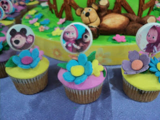 Cupcakes de Masha y el Oso