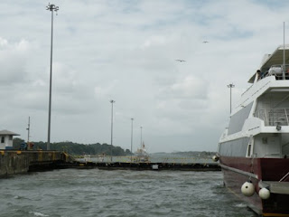 The last lock at Gatun locks