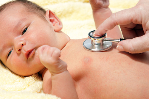 How to understand the problem in the baby's heart?