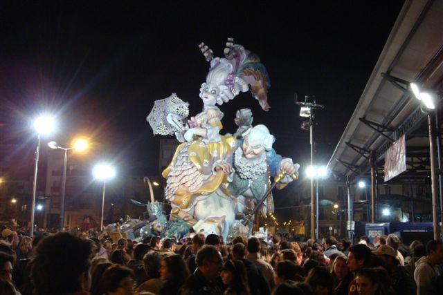 the Las Fallas fiesta,