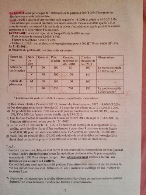 Exemple du Concours Master Sciences de Gestion