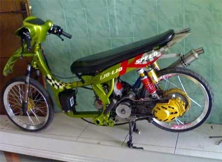 modifikasi mio drag 200cc terbaru