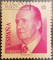 Sello España 2004 rey juan carlos i valor 002 pesetas