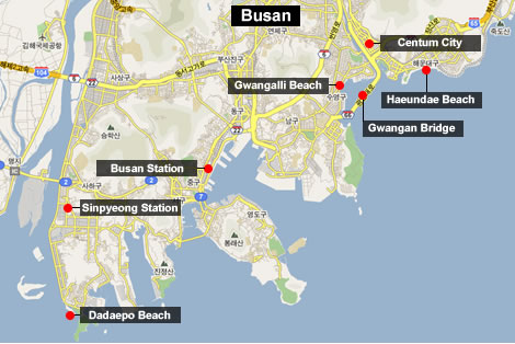  Busan Port Map 