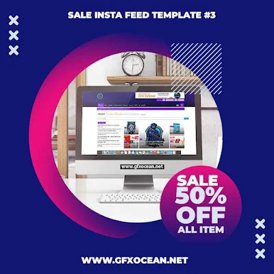 Delightful Neon - Instagram Feed Psd Template #3 in 2022