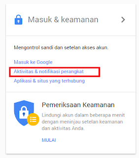 Masuk dan Kemanan