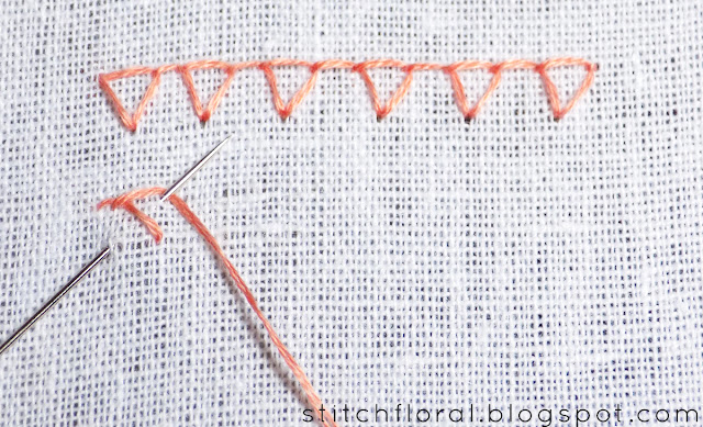 crossed buttonhole stitch