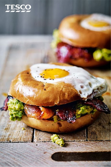 Egg In A Hole With Spicy Bacon And Guacamole Recipe