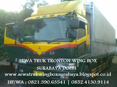 SEWA CARTER TRUK TRONTON WING BOX SURABAYA KE JAMBI MUARA BULAN SELAT BETUNG PAMENANG BANGKO MERLUNG SUNGAI PENUH SIMPANG