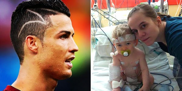 Hairstyles 2014: Cristiano Ronaldo Donates For Child Surgery