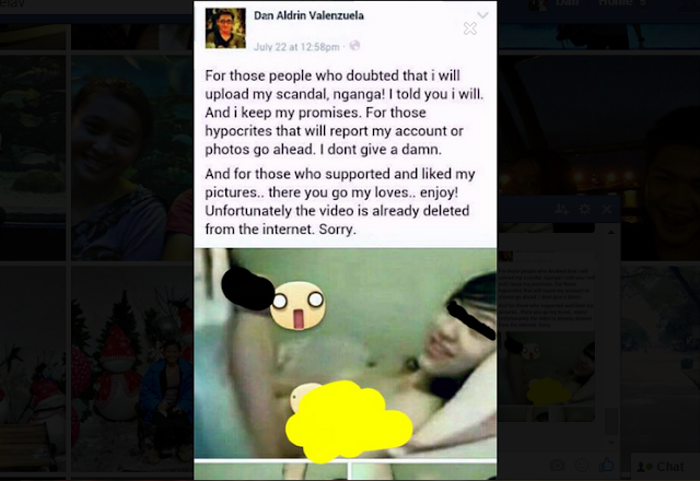 Dan Aldrin Valenzuela scandal
