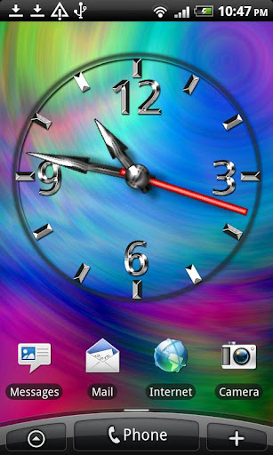 ... live analog clock wallpaper to use home menu wallpapers livewallpapers