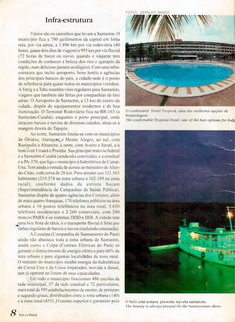 REVISTA VER-O-PARA - VER EDITORA ANO III- Nº 07 JAN-FEV-95 SANTAREM SINTESE POETICA DA AMAZONIA