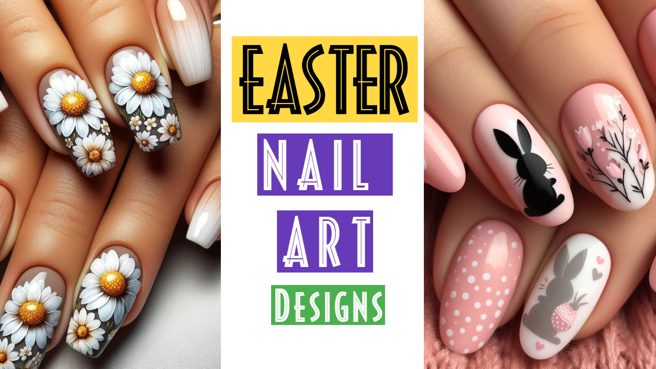 Easter Nail Art Designs, Easter, Nails, Easter Nail Ideas, DIY Easter Nails, Egg Nail, Bunny Nail