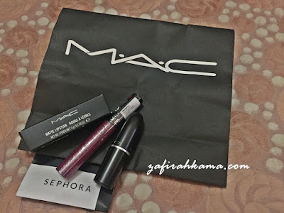 review lipstick mac, best tak lipstick sephora, mac lipstick, sephora lipstick, sephora penang, sephora kl, birthday gift, october baby, fiance to husband, counting days, make up junkies, 