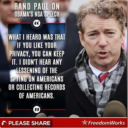 Rand on NSA Speech