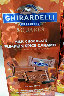 candy chocolate fall pumpkin spice caramel squares fall