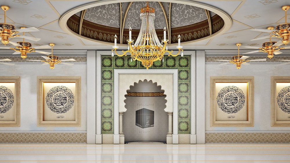 44 Gambar Kaligrafi Dinding  Masjid  Mushola Terbaik 