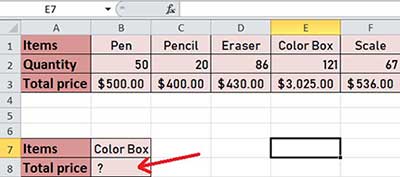 hlookup with match function