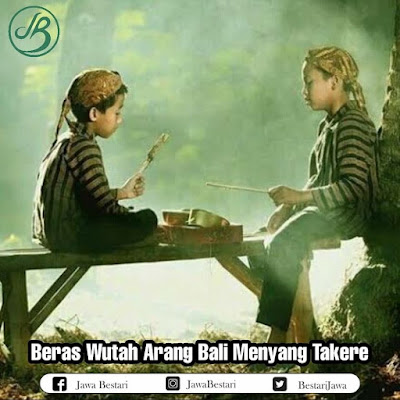 Beras Wutah Arang Bali Menyang Takere