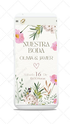 Invitación de Boda interactiva, recordatorios digitales, personalizados para Bodas, Tarjetas Digitales para Celebraciones.