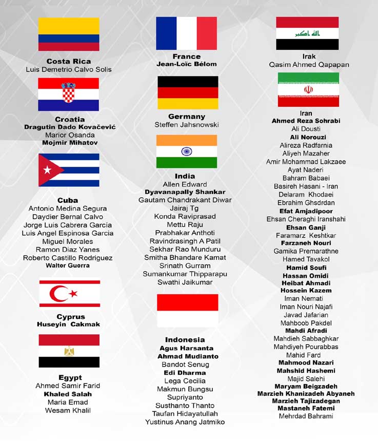 List of Participants in the 5th International Cartoon Festival in Kosovo