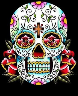 Traditional Color Skull Tattoo