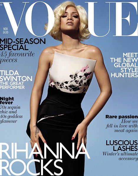 Rihanna for UK Vogue November 2011