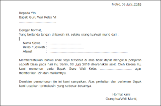  UpDate Contoh Surat Izin Sakit Tidak Masuk Sekolah Terbaru  UpDate Contoh Surat Izin Sakit Tidak Masuk Sekolah Terbaru 