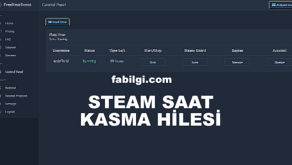 Steam Oynama Saati Kasma Tecrübe Hilesi Her Oyun 2023