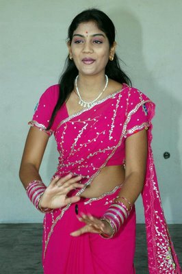 karuna star mallu in pink saree album latest photos