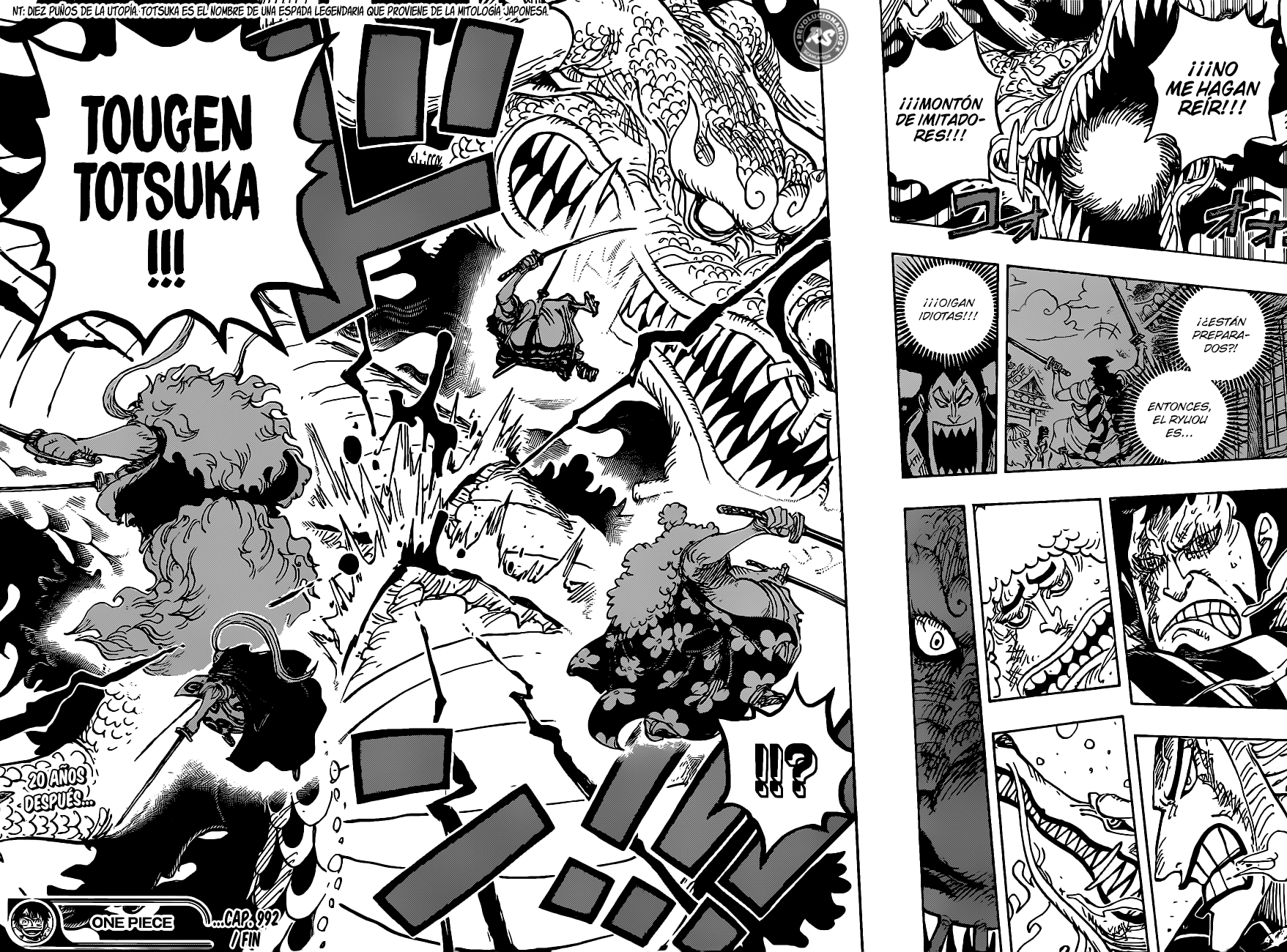 One Piece Manga 992 Espanol Rioponeglyph Scan Notasanime Me