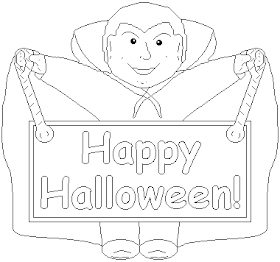 Happy Halloween Coloring Pages for Kids