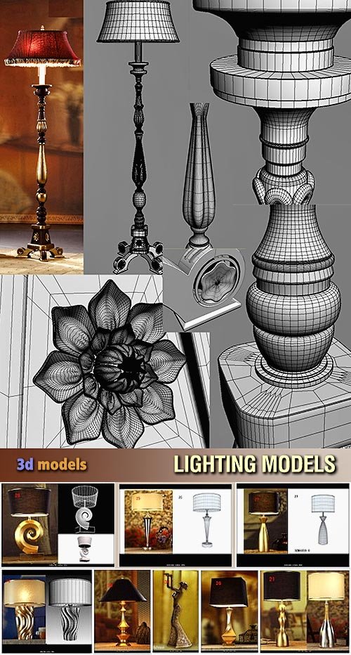 3D Max Models Lighting 3d Models Scenes Collection